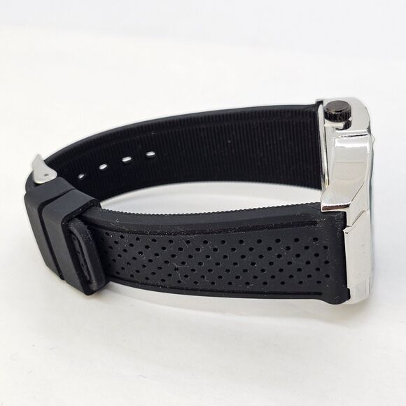 Bellany Expedition Men's Watch 41MM Gray Case Black Dial Black Plastic Bands - Picture 8 of 13